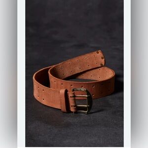 Free People We The Free Double Cross Belt in Brown